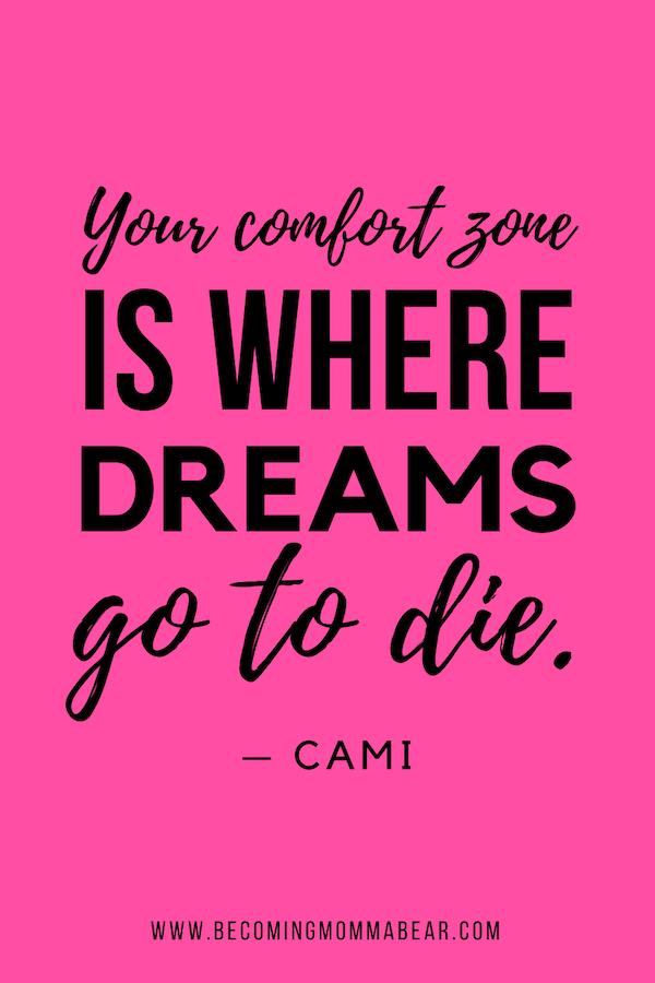 Funny fitness quote from Cami