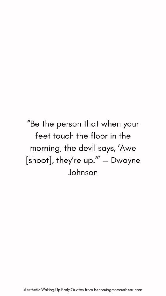 Best Quote About Morning