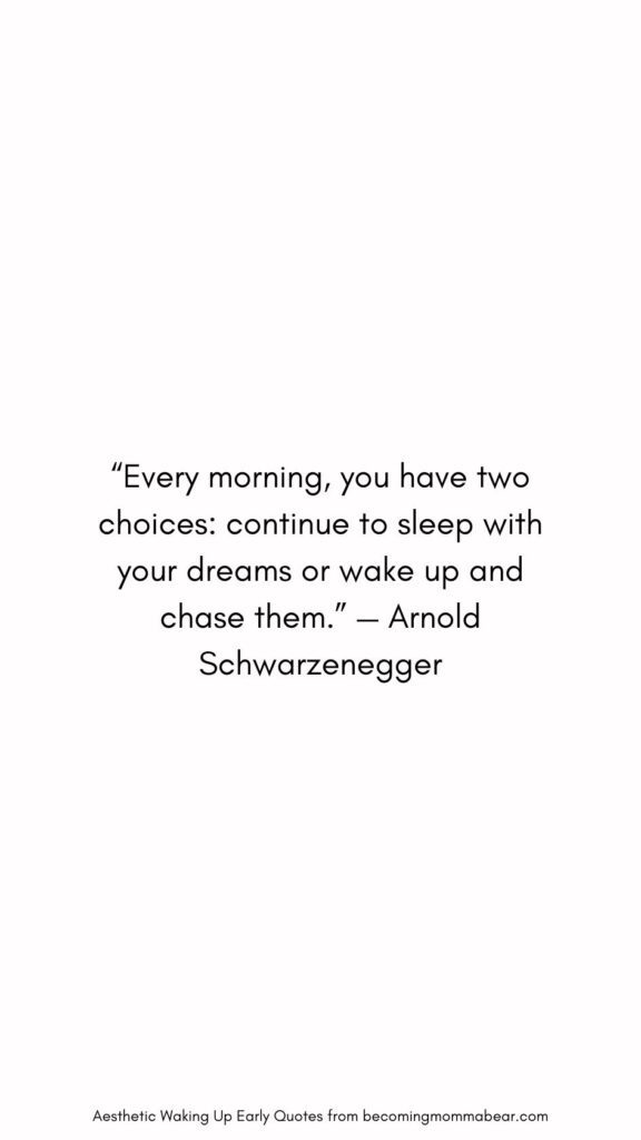 Best Morning Quote On Waking Up Early