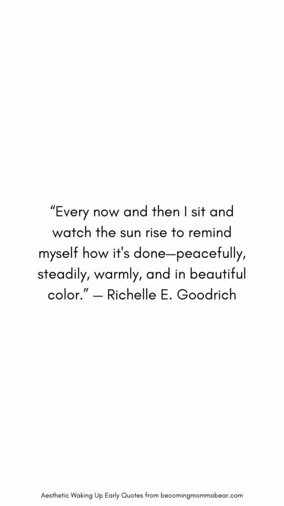 The Best Quote on Morning and Light