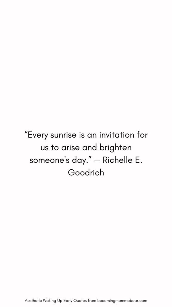 The Best Quote on Morning and Light