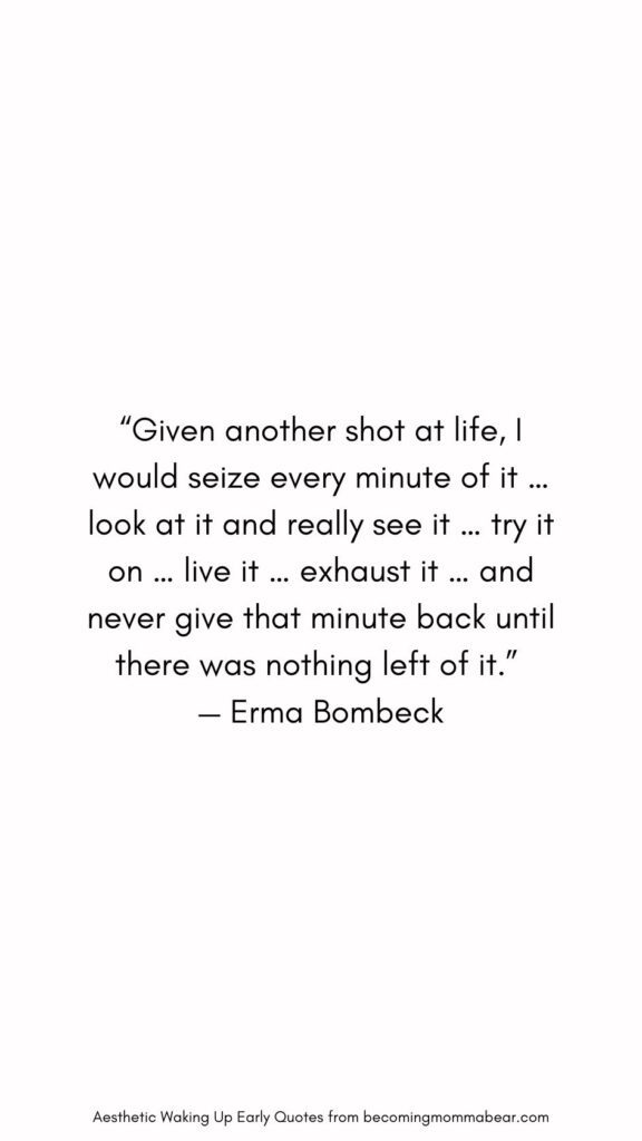 Best Morning Quote On Waking Up Early