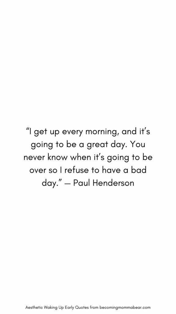 How to Make it a Good Morning Quotes