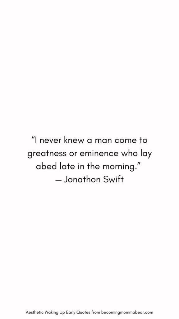 Best Morning Quote On Waking Up Early