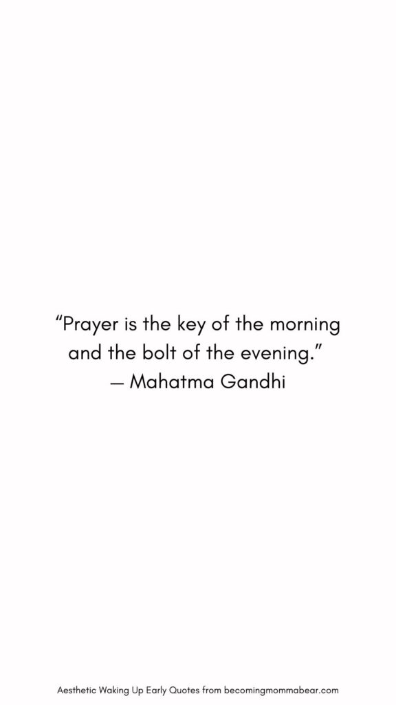 Quotation on Good Morning Habits