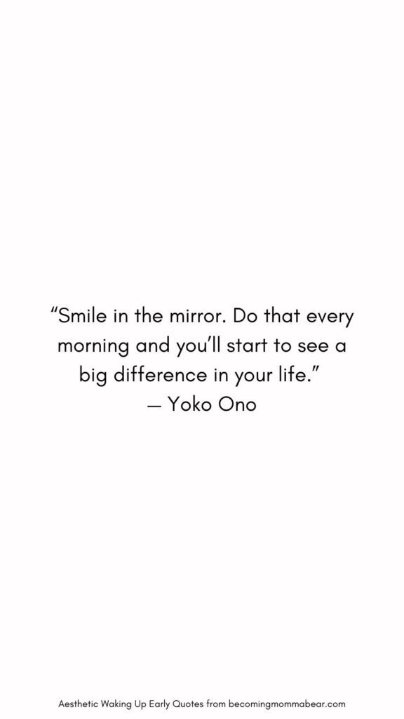 Quotation on Good Morning Habits