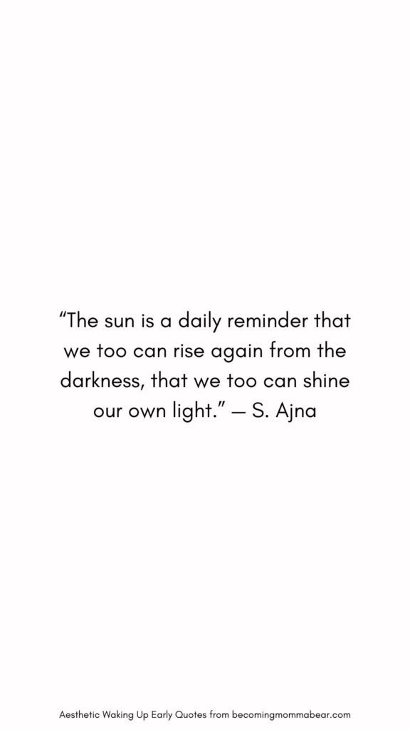 The Best Quote on Morning and Light