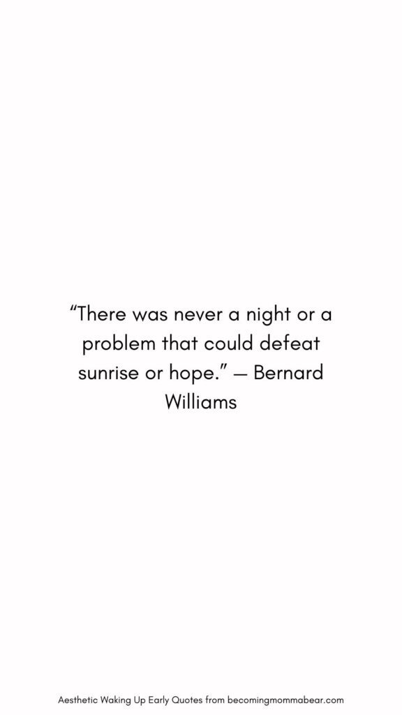 The Best Quote on Morning and Light