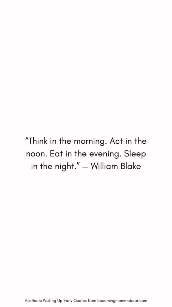 Quotation on Good Morning Habits