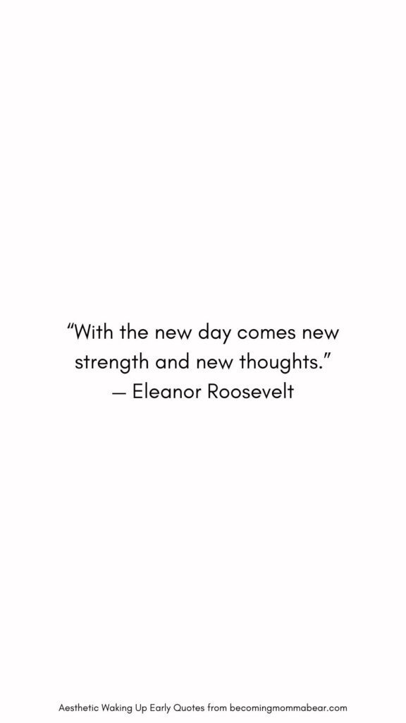 Quotation on Morning Beauty