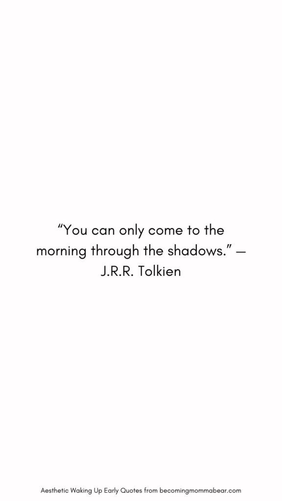 The Best Quote on Morning and Light