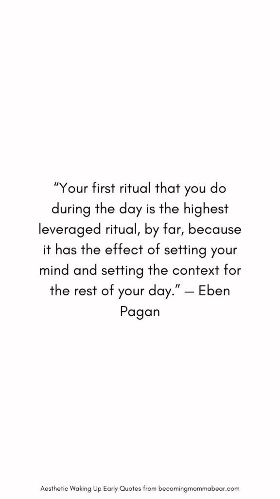 Waking Up Early to Workout Quote